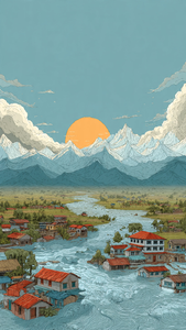 NEPAL’de Sel ve Toprak Kayması